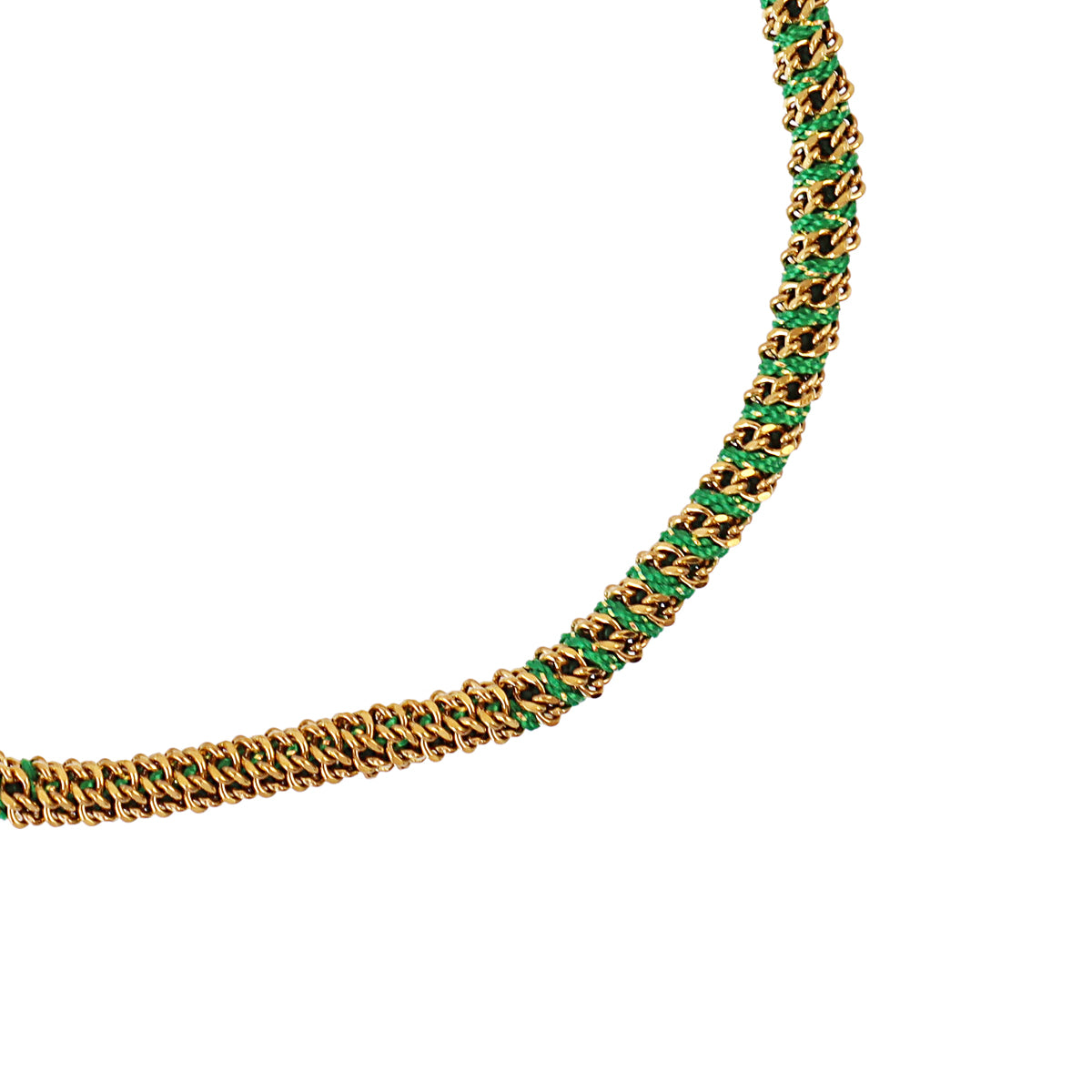 Pulsera Spirit tubular de hilos multicolor Verde Anartxy