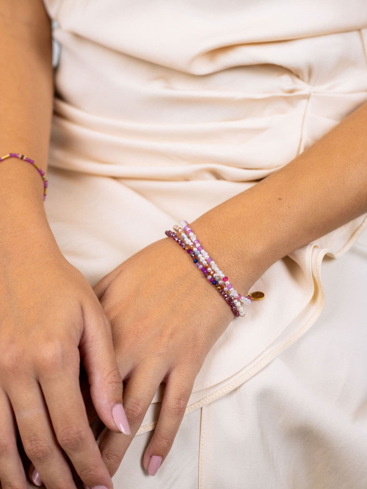 Pulsera elástica Spirit fina multicolor D Anartxy