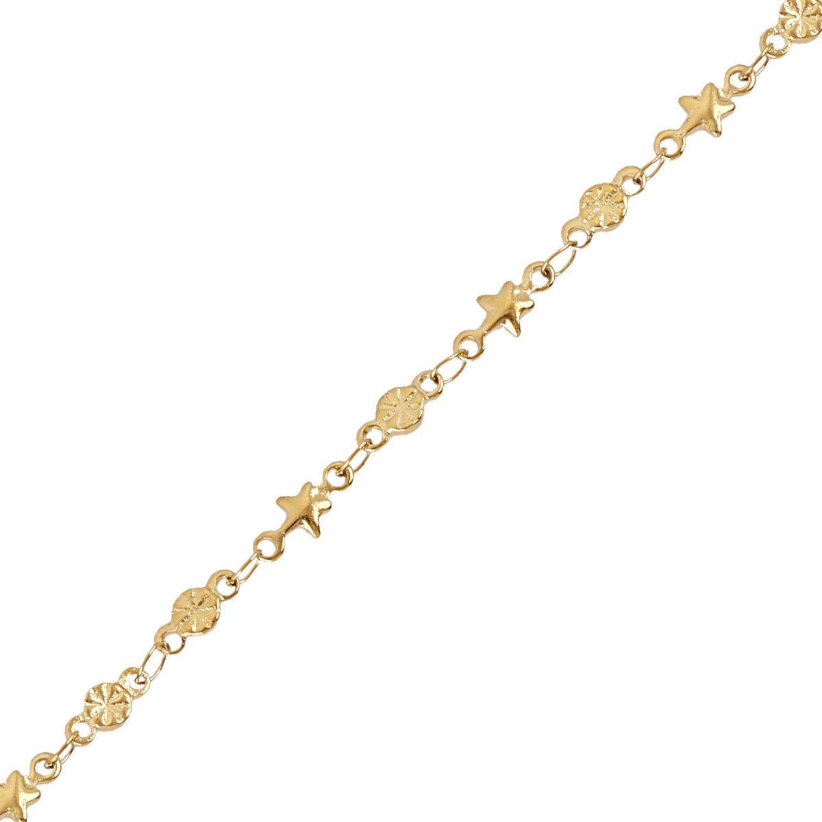 Pulsera Basic mini estrellas Dorado Anartxy