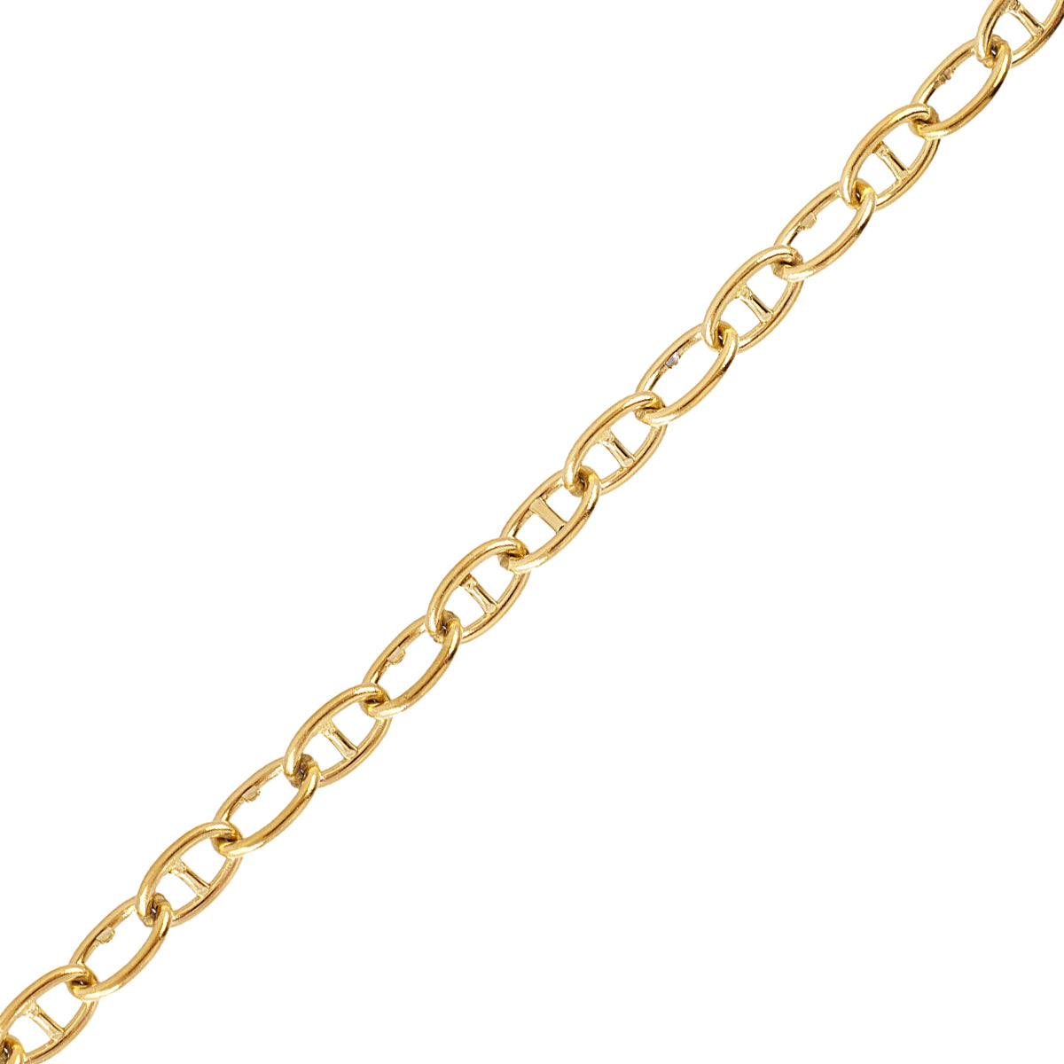 Pulsera Basic mini eslabones Dorado Anartxy