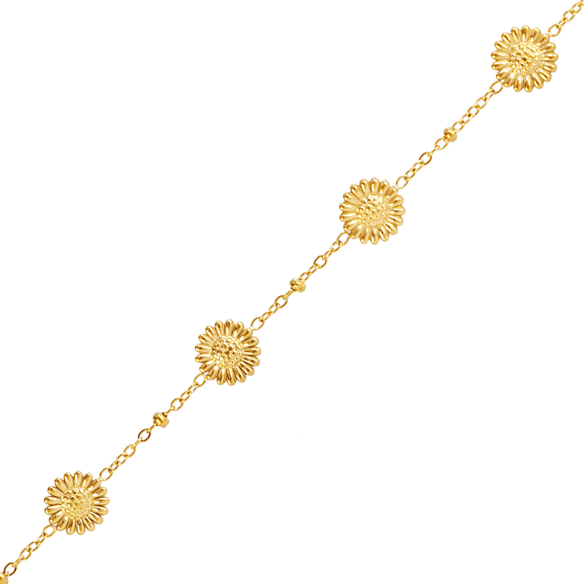 Pulsera Essentials soles texturizados Dorado Anartxy