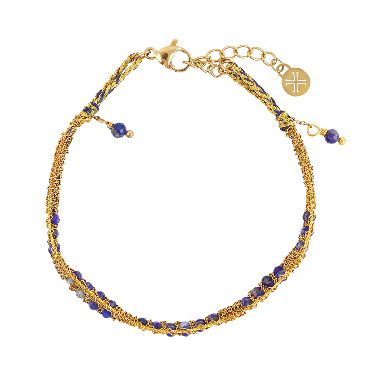 Pulsera Spirit malla de cadenas Azul Anartxy