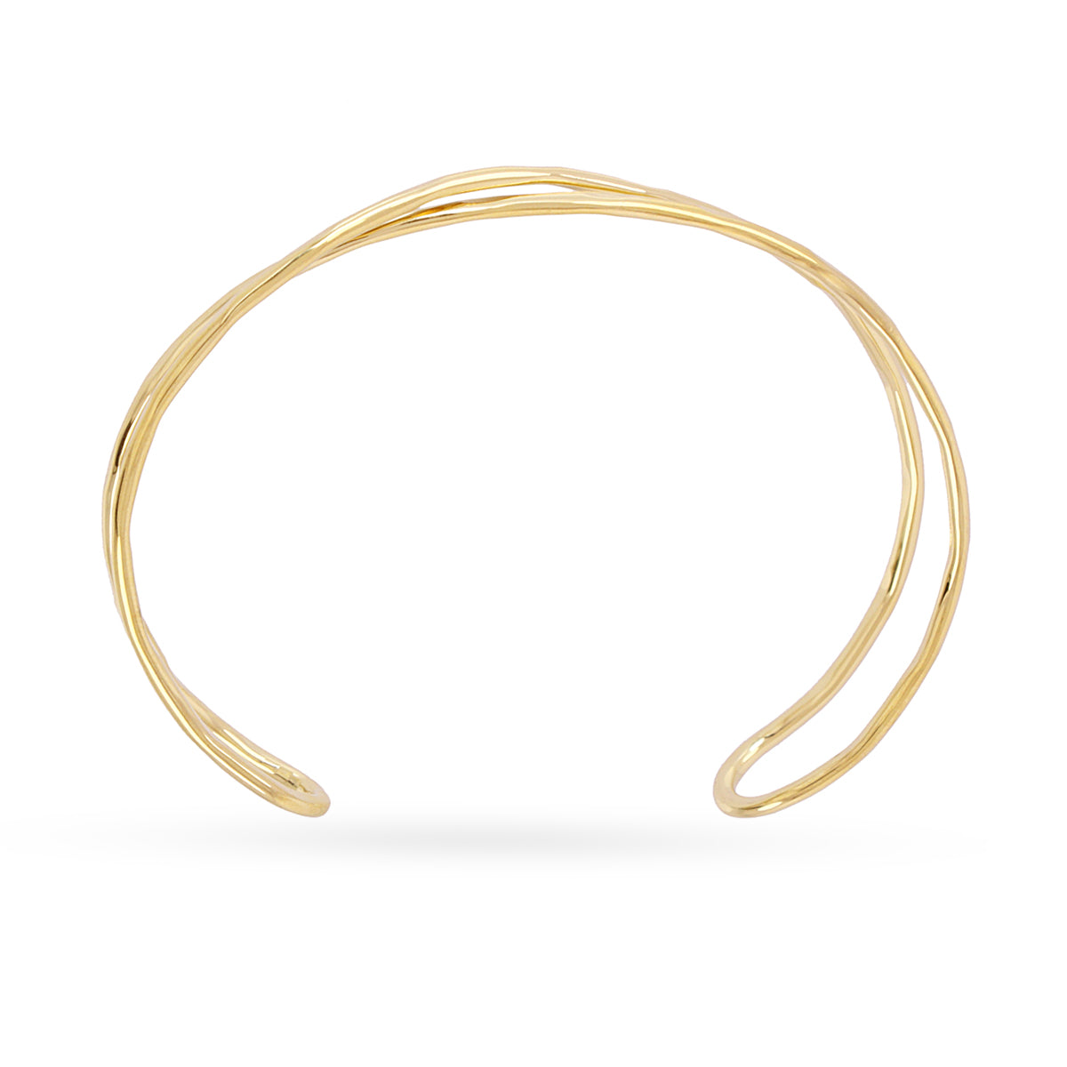 Brazalete Essentials doble hilo Dorado Anartxy