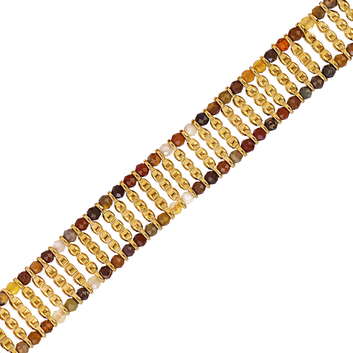 Pulsera ajustable Spirit multicolor Café Anartxy