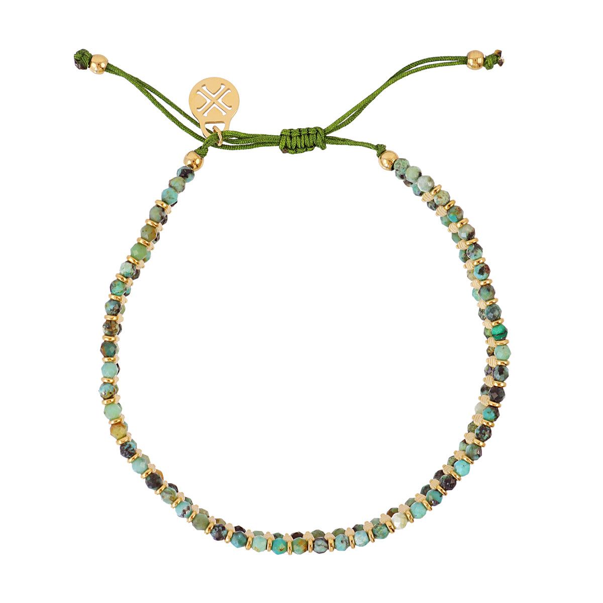 Pulsera ajustable Spirit multicolor Verde Anartxy