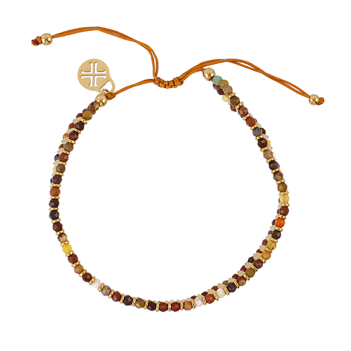 Pulsera ajustable Spirit multicolor Café Anartxy