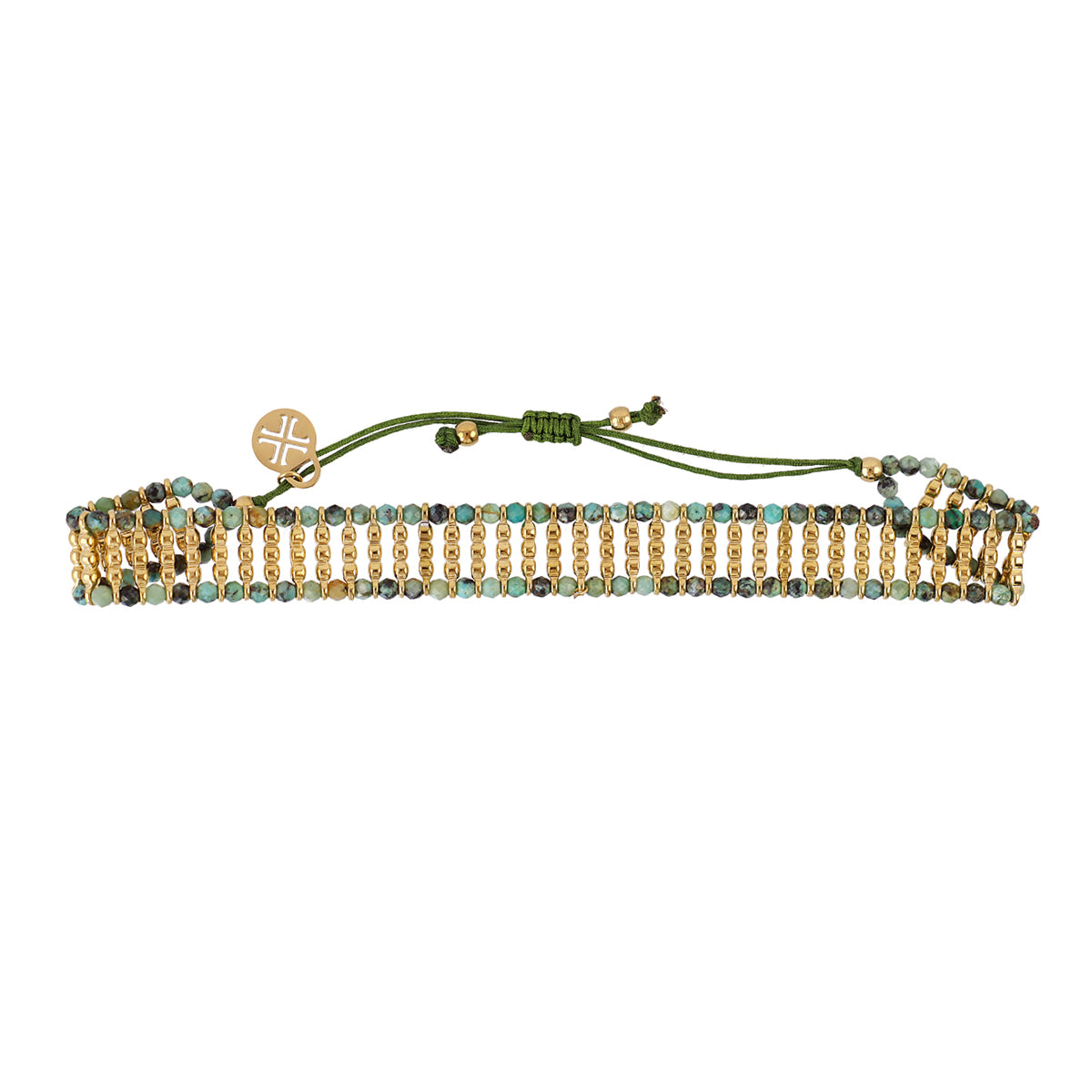 Pulsera ajustable Spirit multicolor Verde Anartxy
