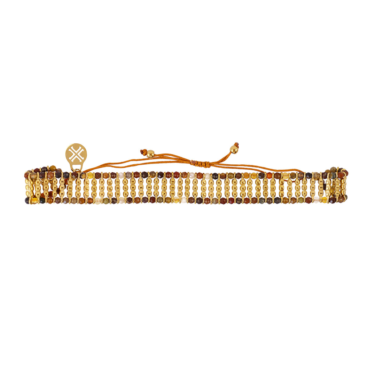 Pulsera ajustable Spirit multicolor Café Anartxy