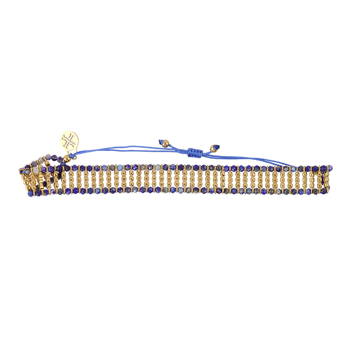 Pulsera ajustable Spirit multicolor Azul Anartxy