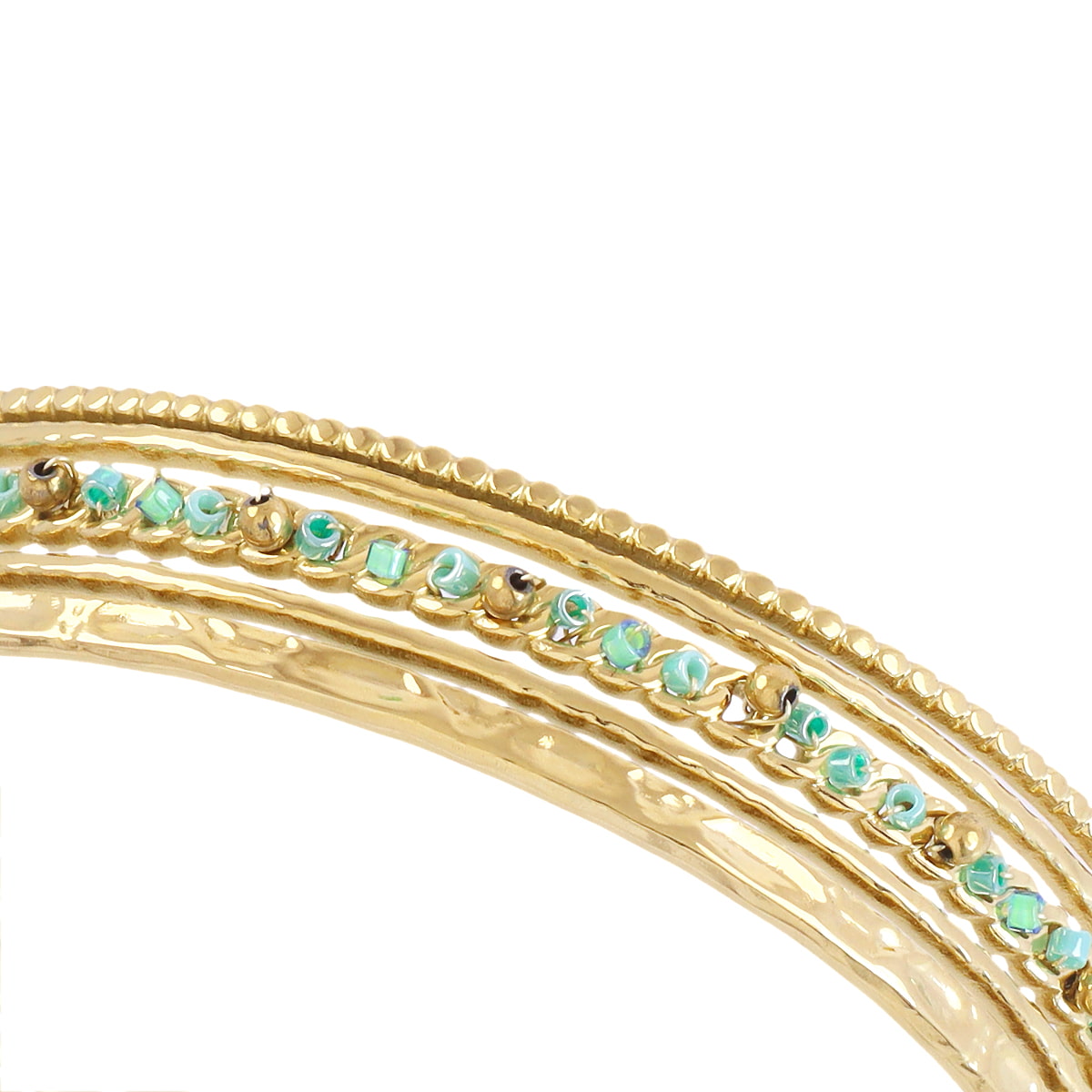Brazalete Spirit doble banda ajustable Verde Anartxy