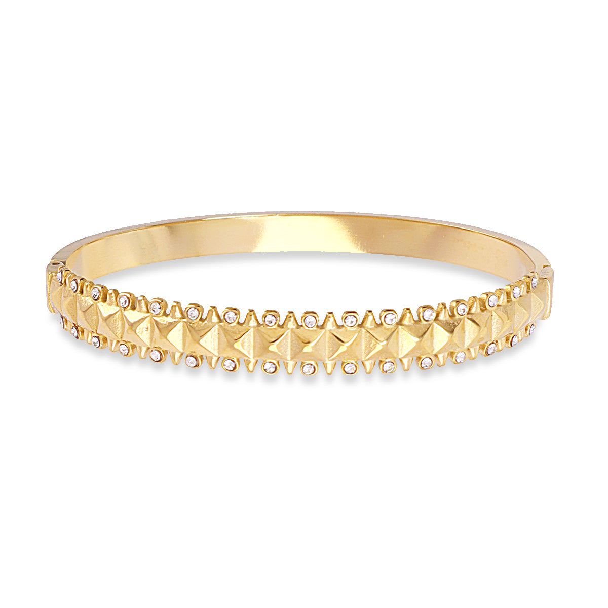 Pulsera Essentials rígida cenefa Dorado Anartxy