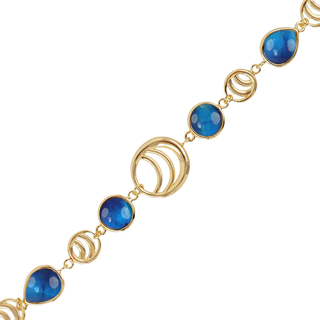 Pulsera Mirage geométrica Azul Anartxy