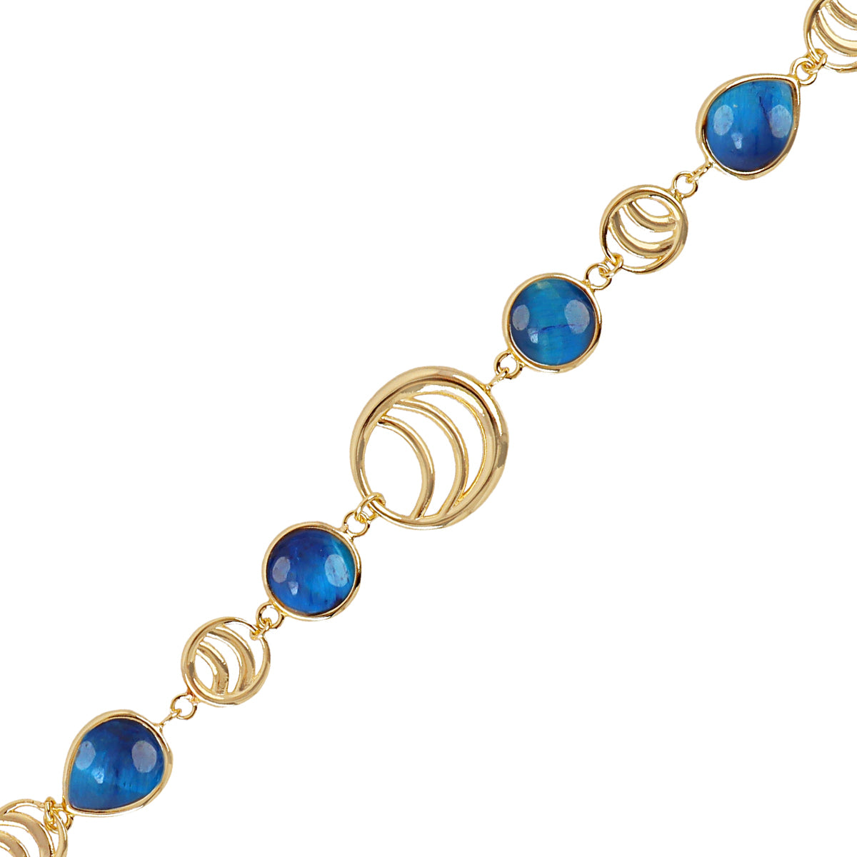Pulsera Mirage geométrica Azul Anartxy