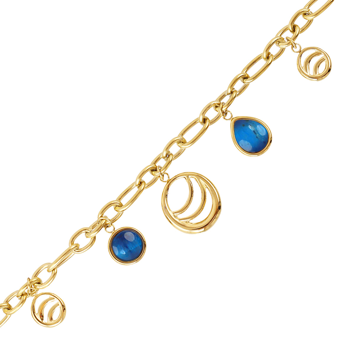 Pulsera Mirage charms Azul Anartxy
