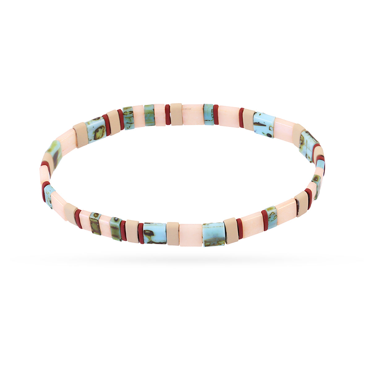 Pulsera elástica Miyuki multicolor 1 Anartxy
