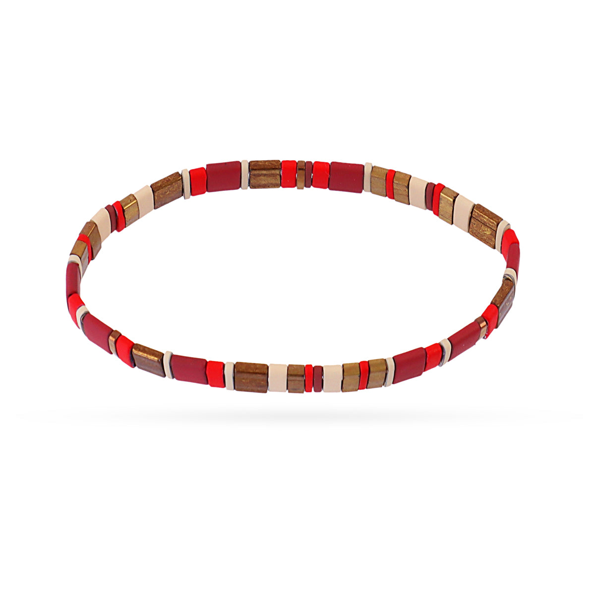 Pulsera elástica Miyuki multicolor 12 Anartxy