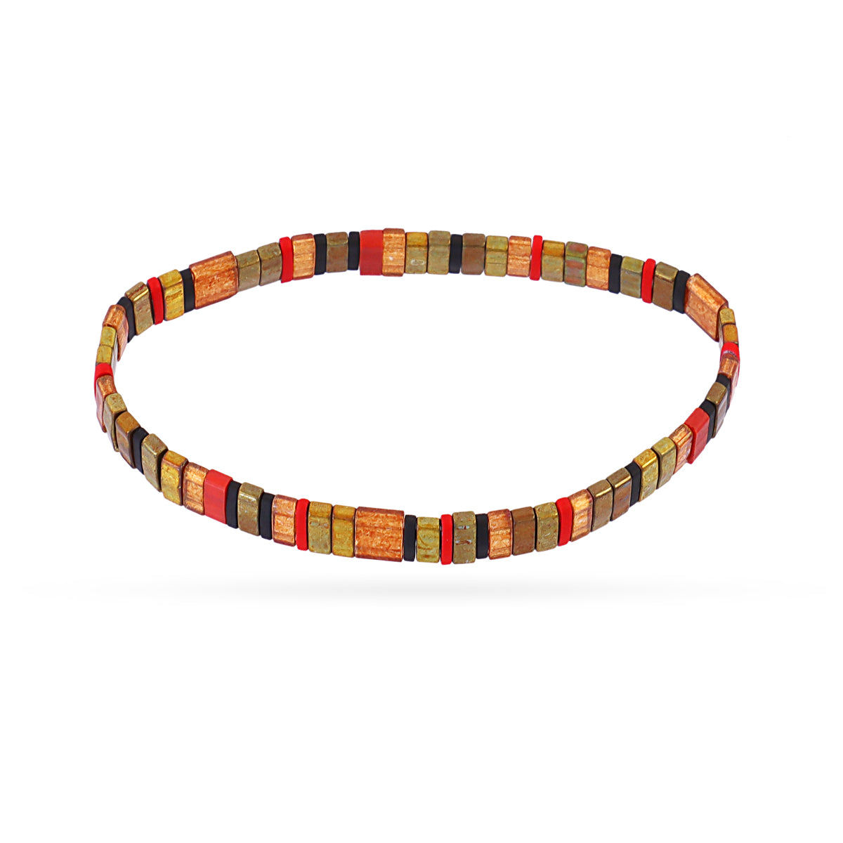 Pulsera elástica Miyuki multicolor 16 Anartxy