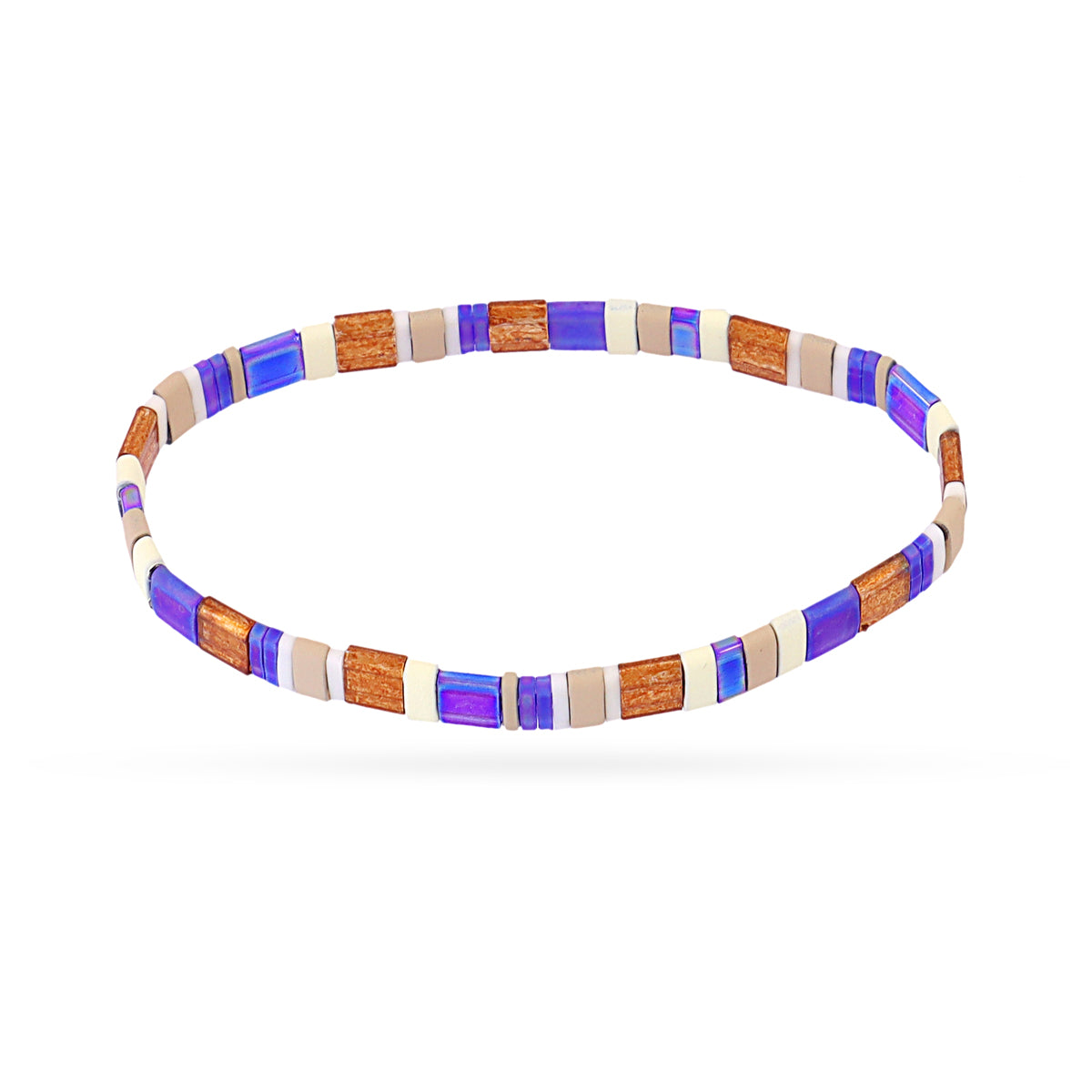 Pulsera elástica Miyuki multicolor 18 Anartxy