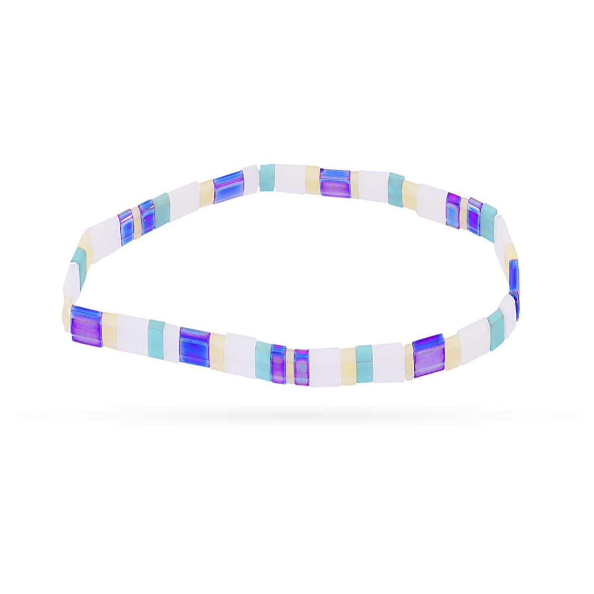 Pulsera elástica Miyuki multicolor 19 Anartxy