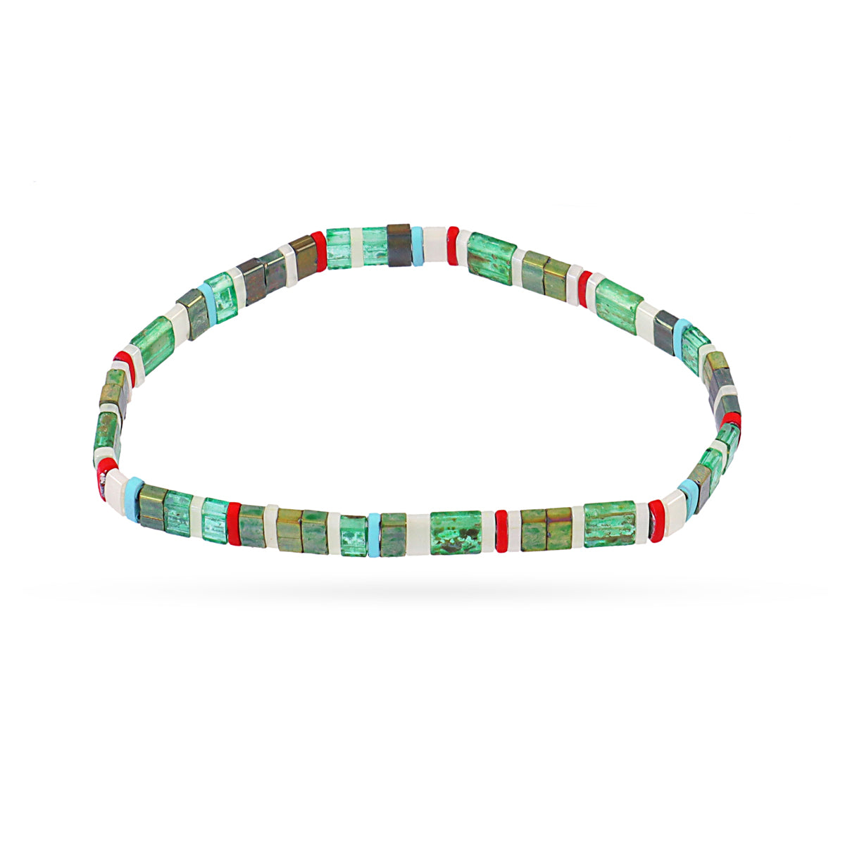 Pulsera elástica Miyuki multicolor 22 Anartxy