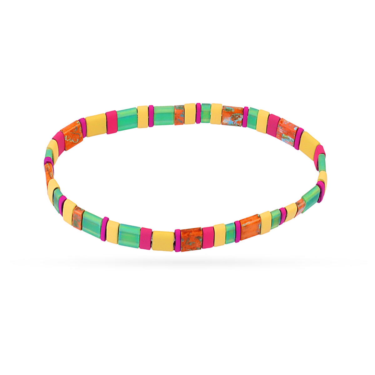 Pulsera elástica Miyuki multicolor 26 Anartxy