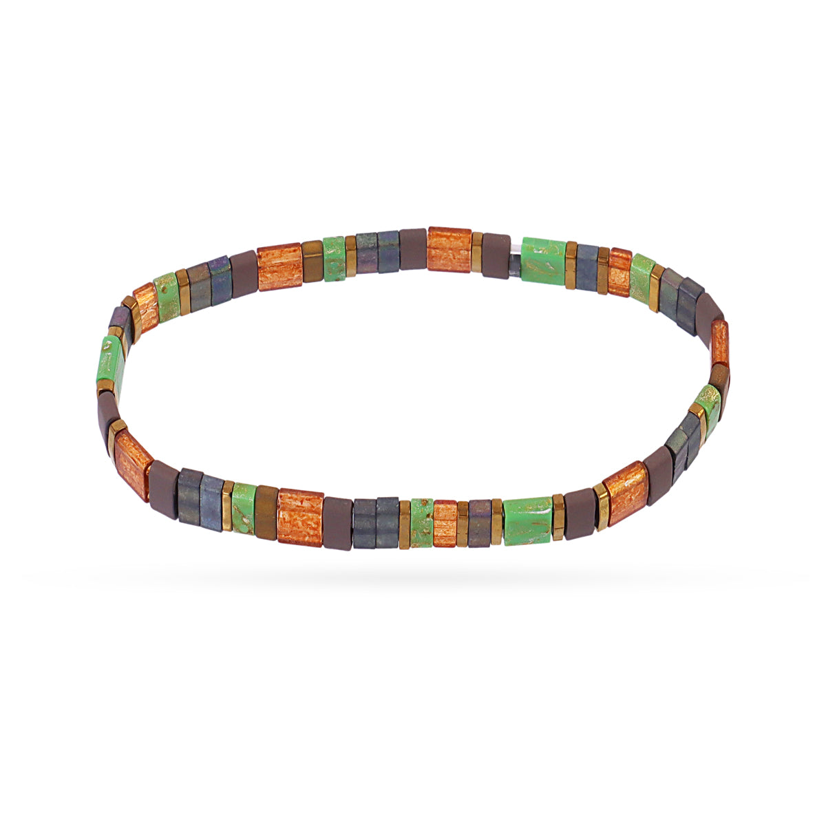 Pulsera elástica Miyuki multicolor 28 Anartxy