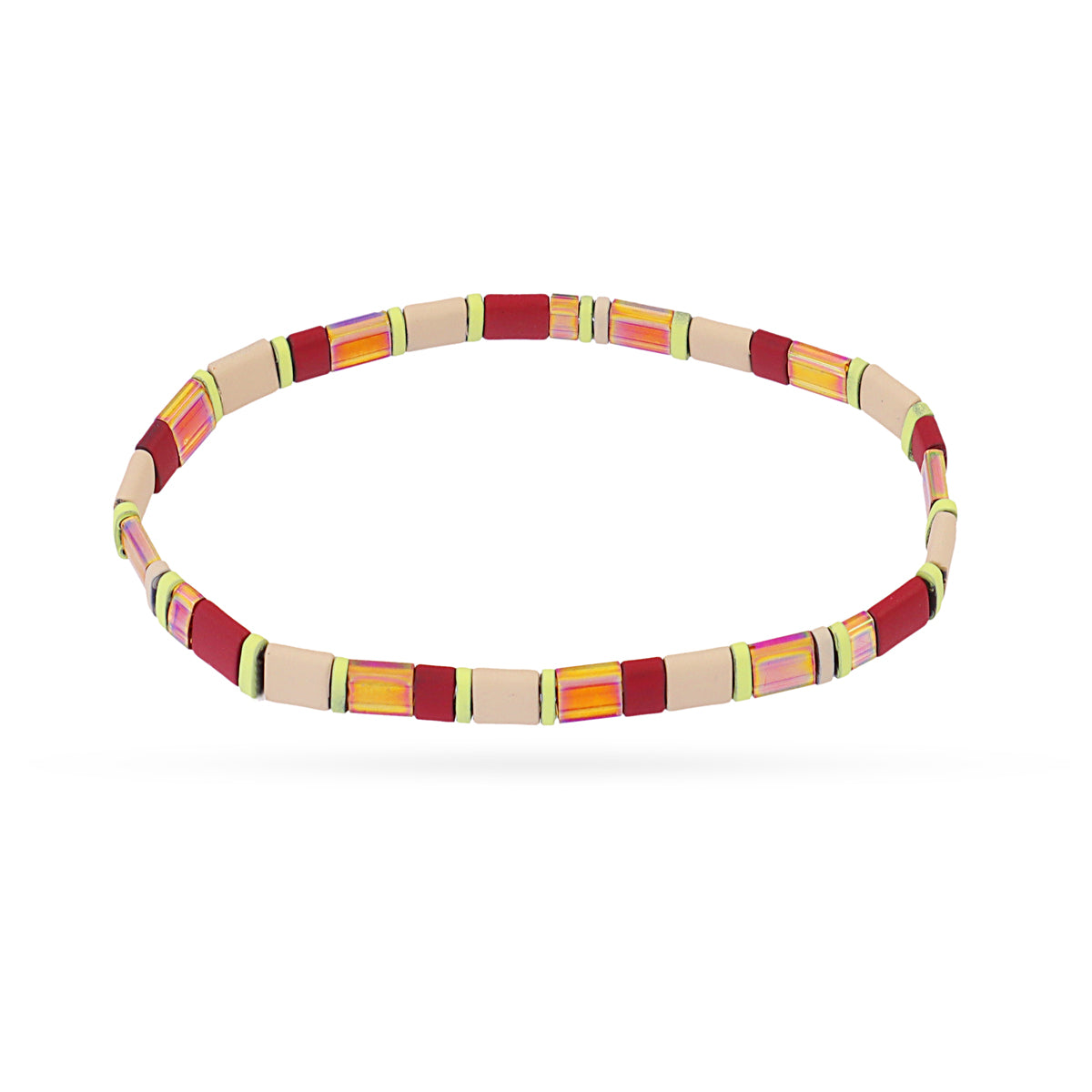 Pulsera elástica Miyuki multicolor 3 Anartxy