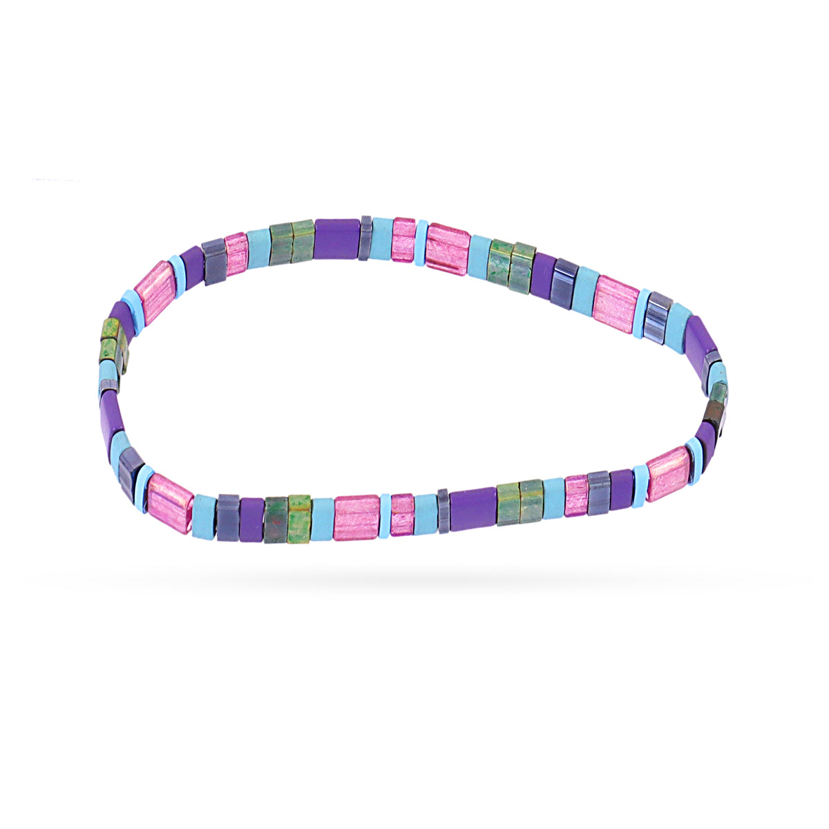 Pulsera elástica Miyuki multicolor 30 Anartxy