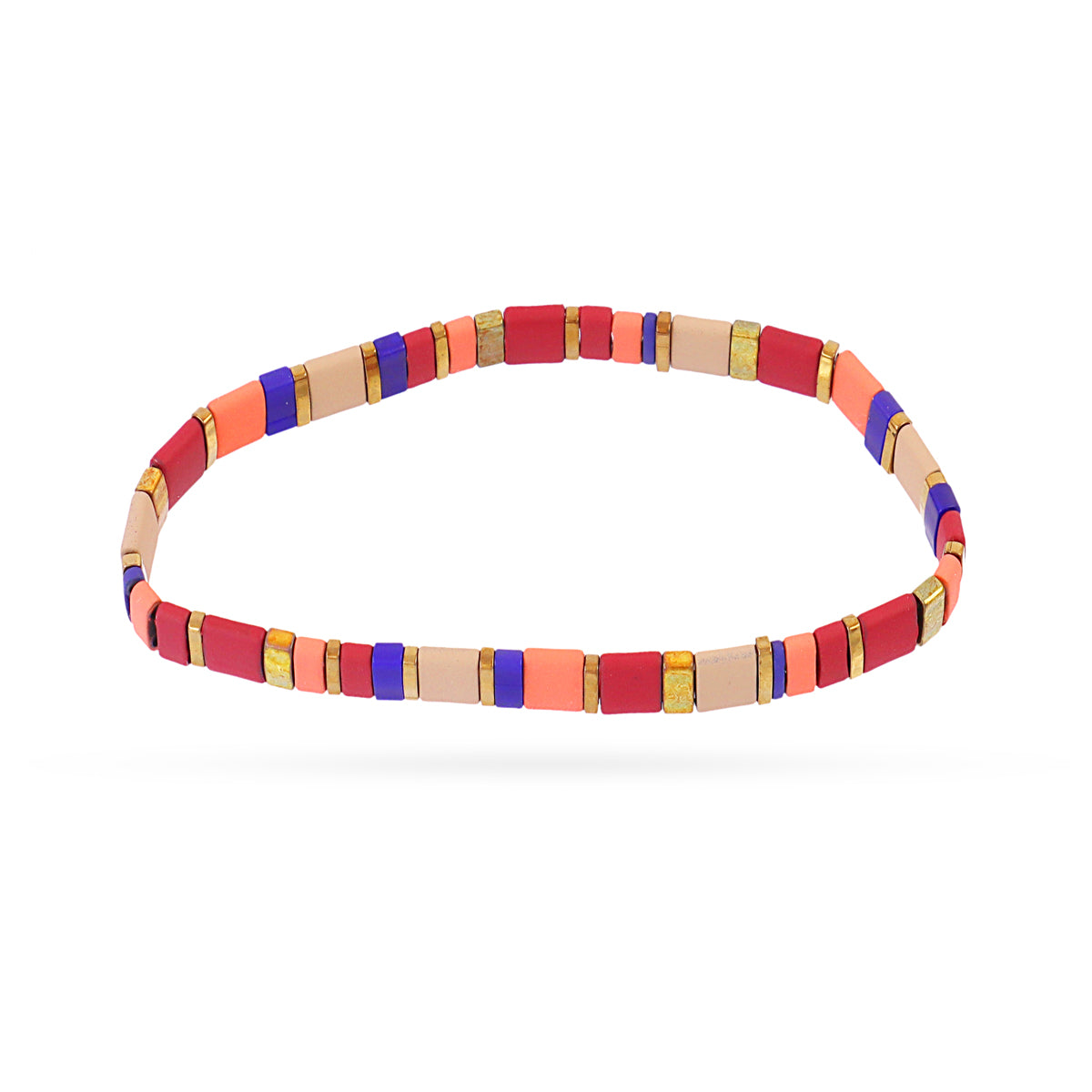Pulsera elástica Miyuki multicolor 8 Anartxy
