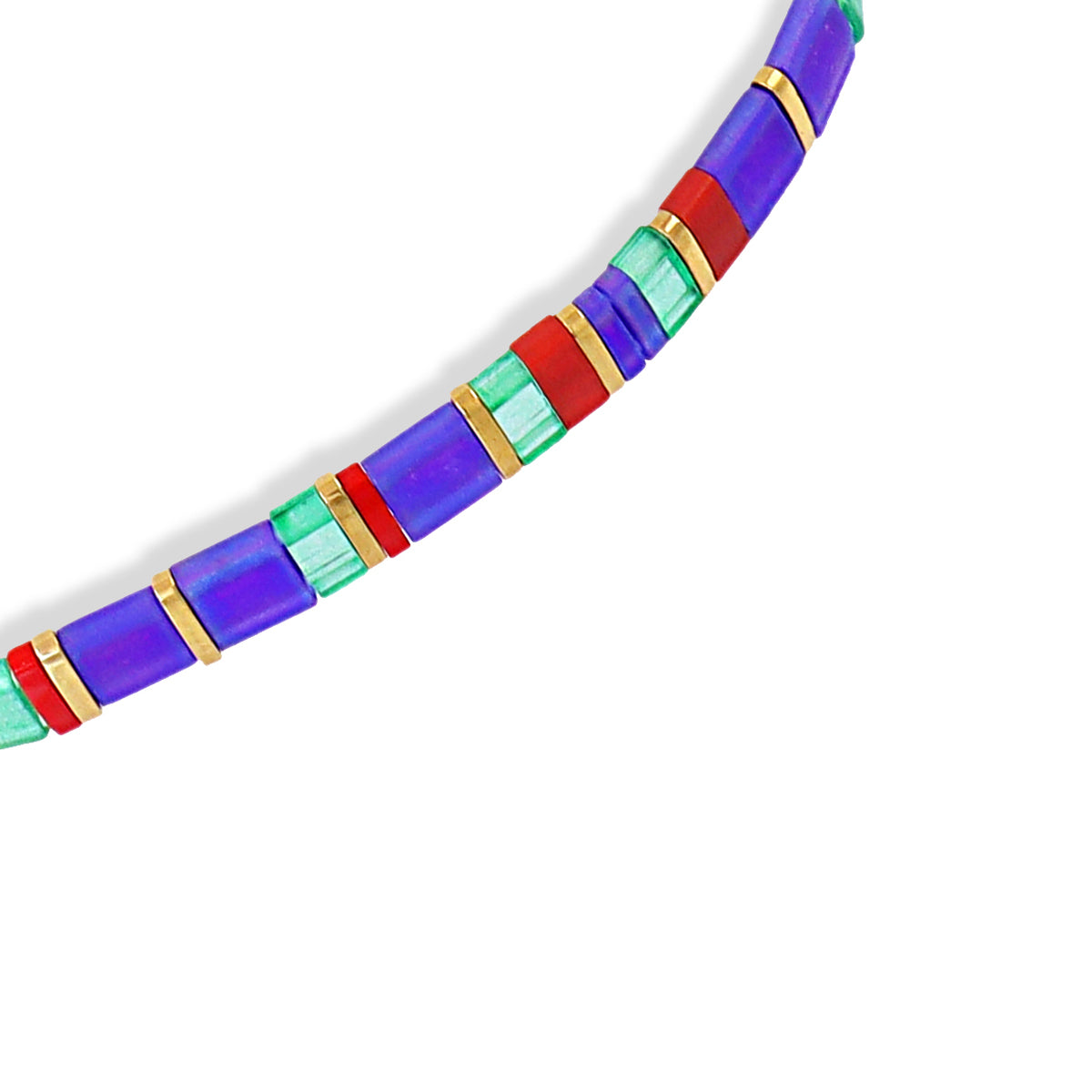 Pulsera elástica Miyuki multicolor 4 Anartxy