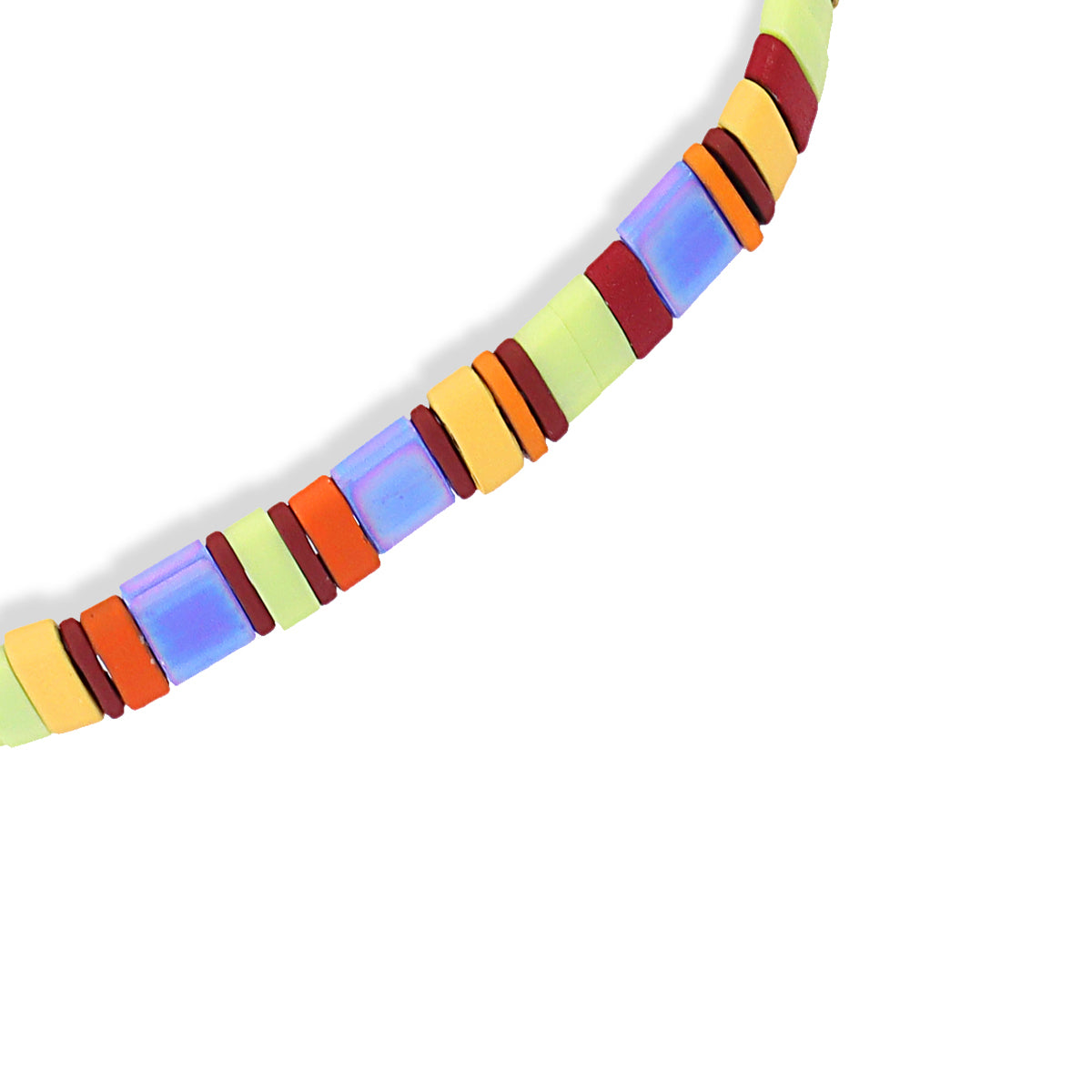Pulsera elástica Miyuki multicolor 9 Anartxy