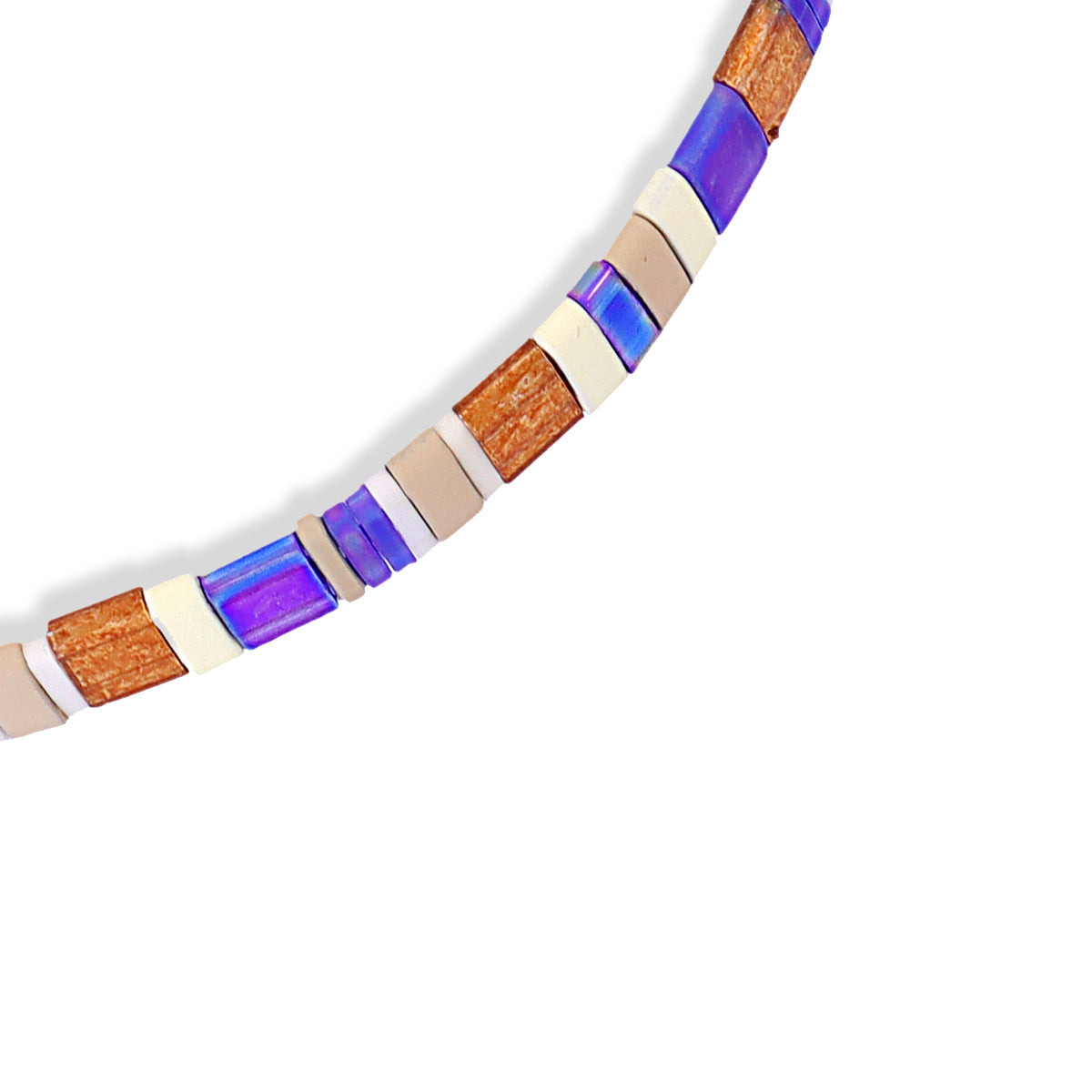 Pulsera elástica Miyuki multicolor 18 Anartxy