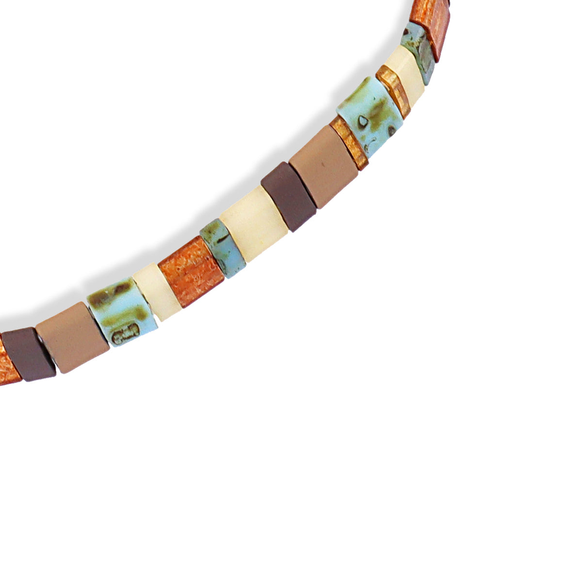 Pulsera elástica Miyuki multicolor 23 Anartxy