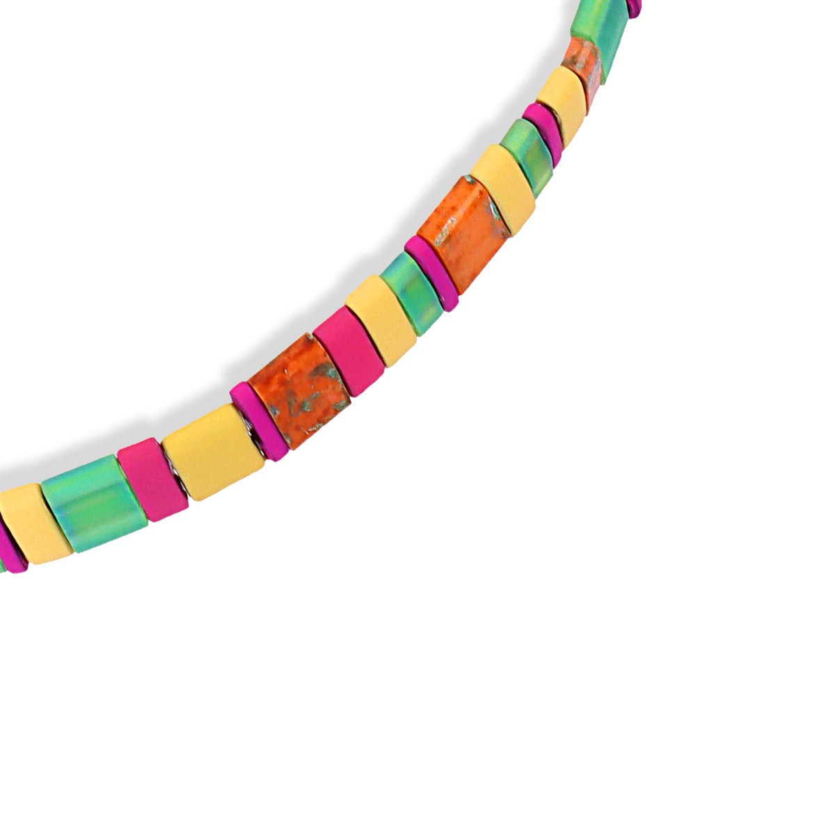 Pulsera elástica Miyuki multicolor 26 Anartxy