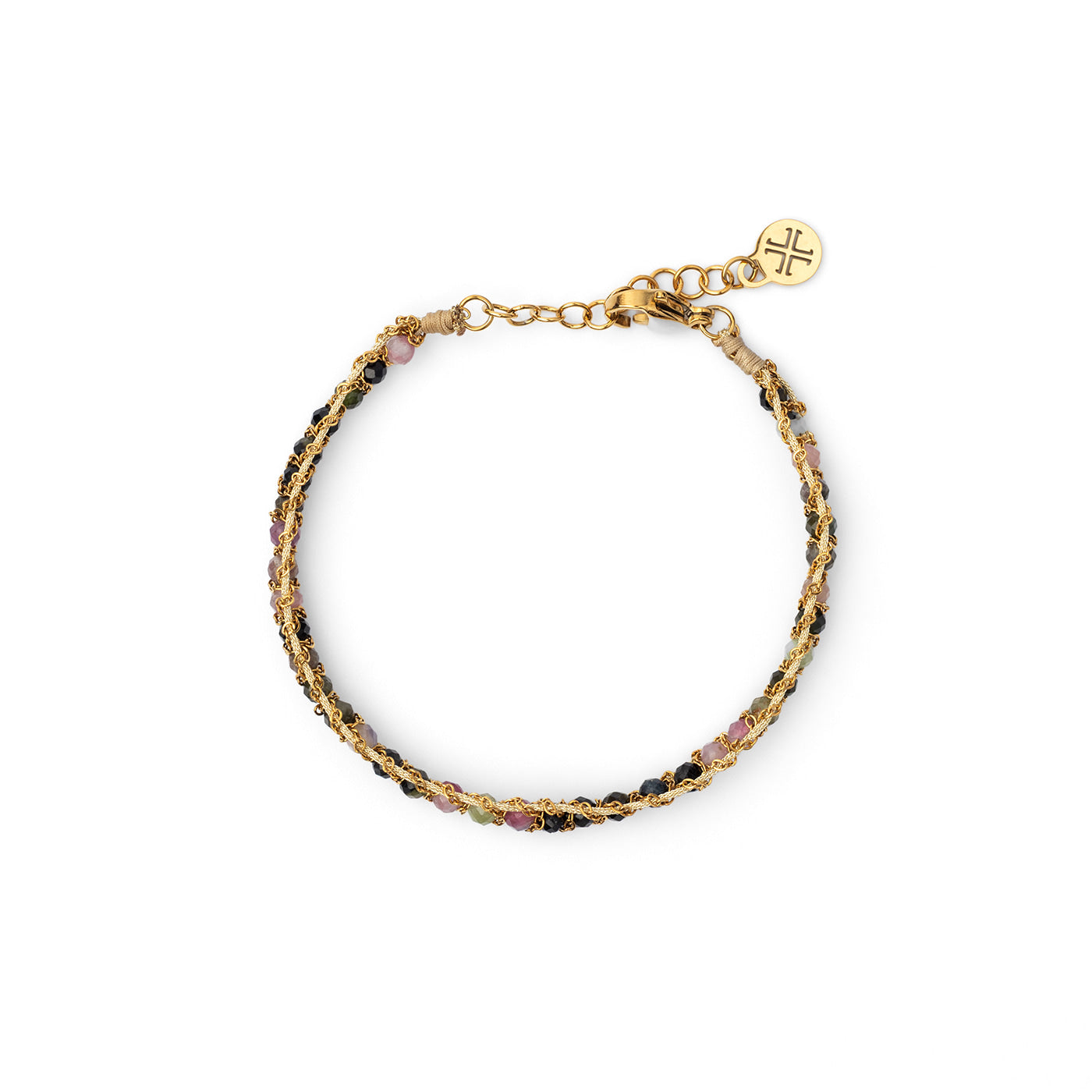 Pulsera Spirit cuentas multicolor Rosa Anartxy