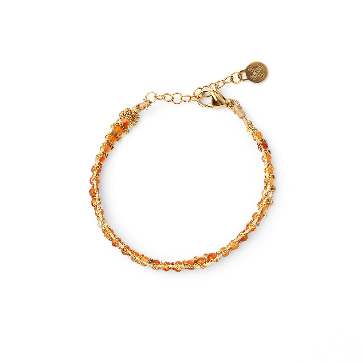 Pulsera Spirit cuentas multicolor Naranja Anartxy