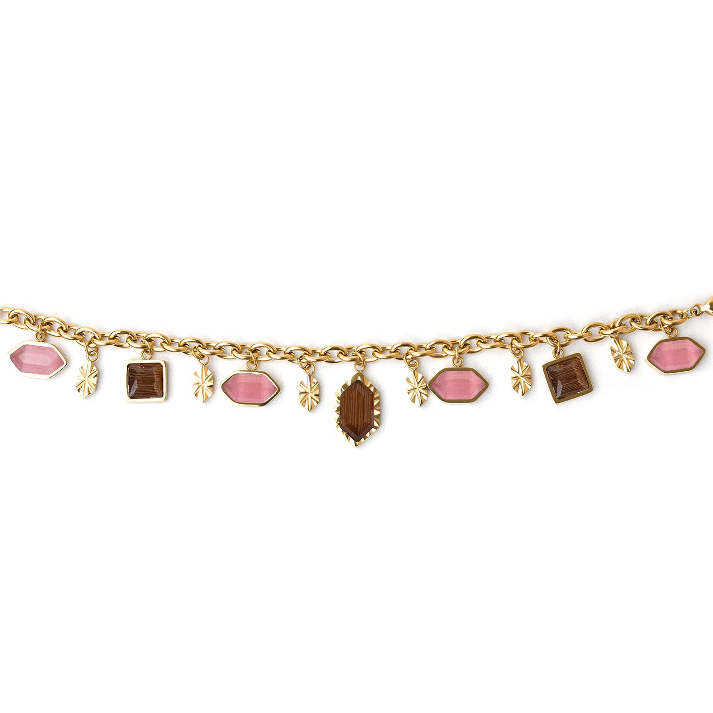 Pulsera Gleam charms Café Anartxy