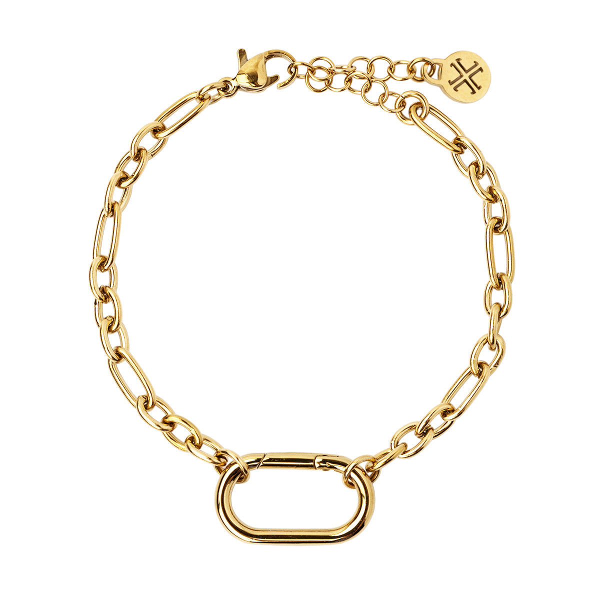 Pulsera personalizable eslabones Dorado Anartxy
