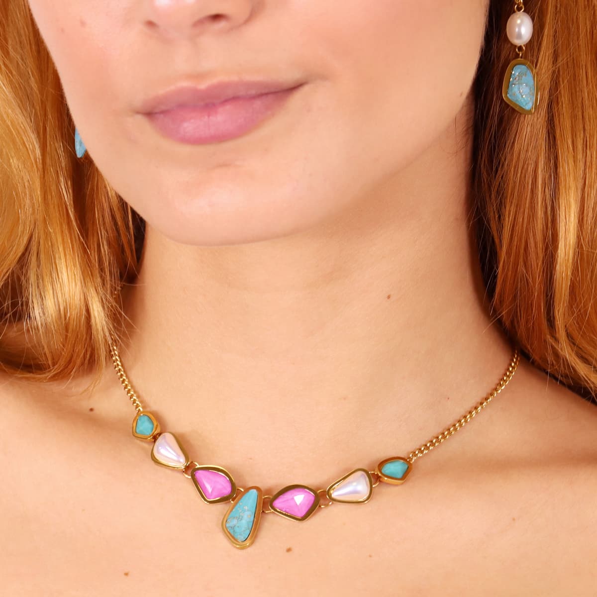 Collar Aqua Shore Verde Anartxy