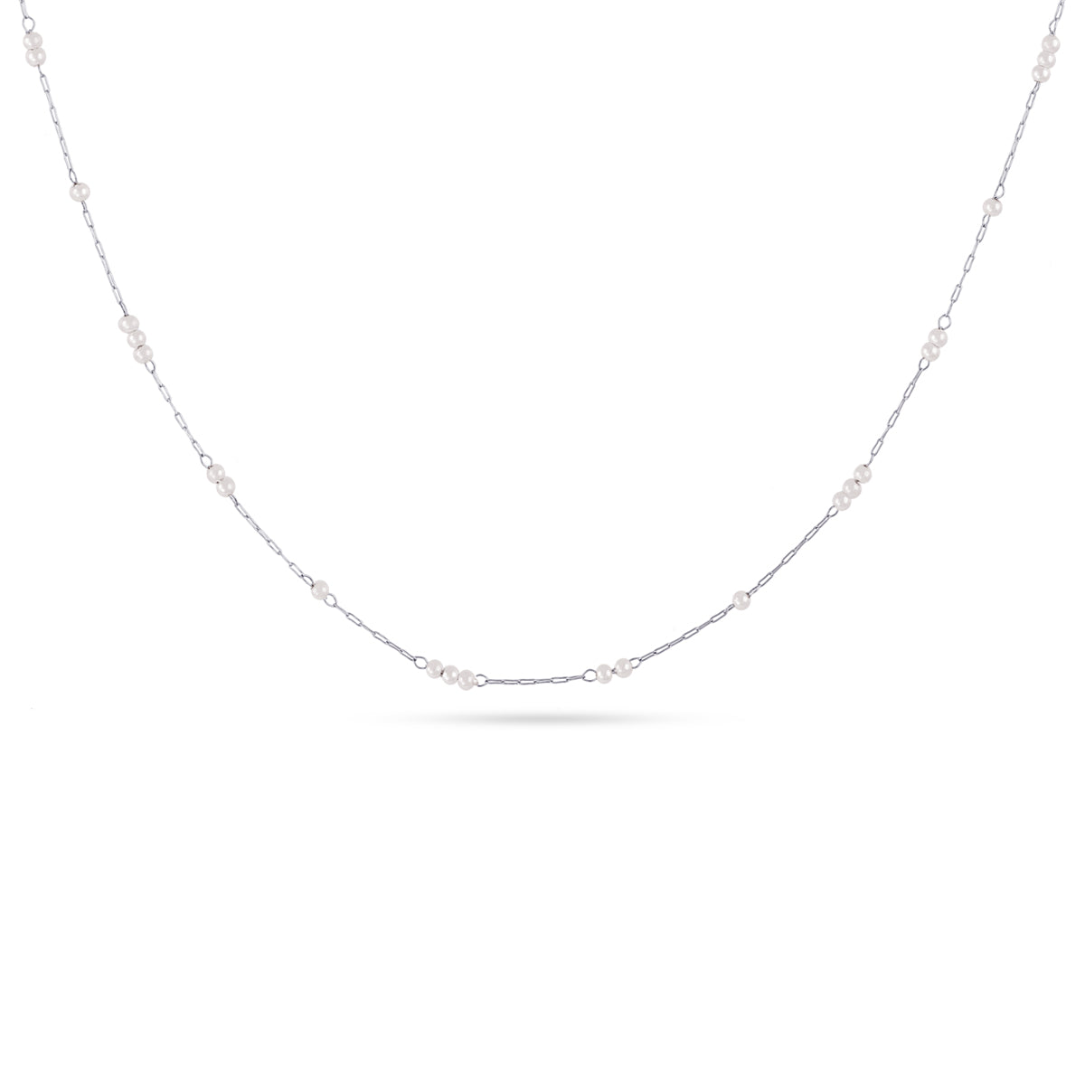 Collar Essentials Trace Plateado Anartxy