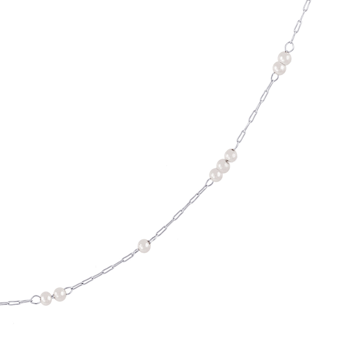 Collar Essentials Trace Plateado Anartxy