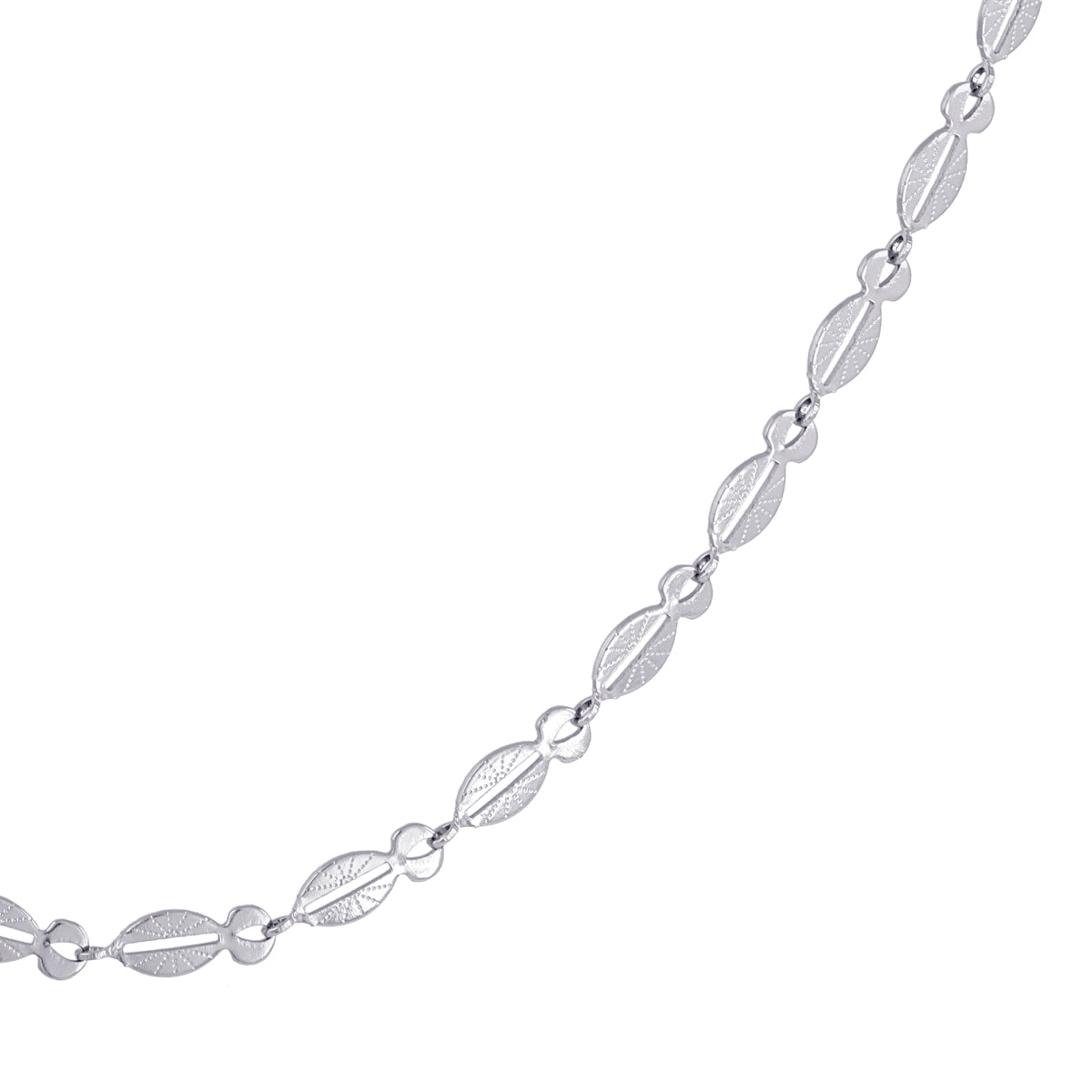 Collar Essentials Clasp Plateado Anartxy