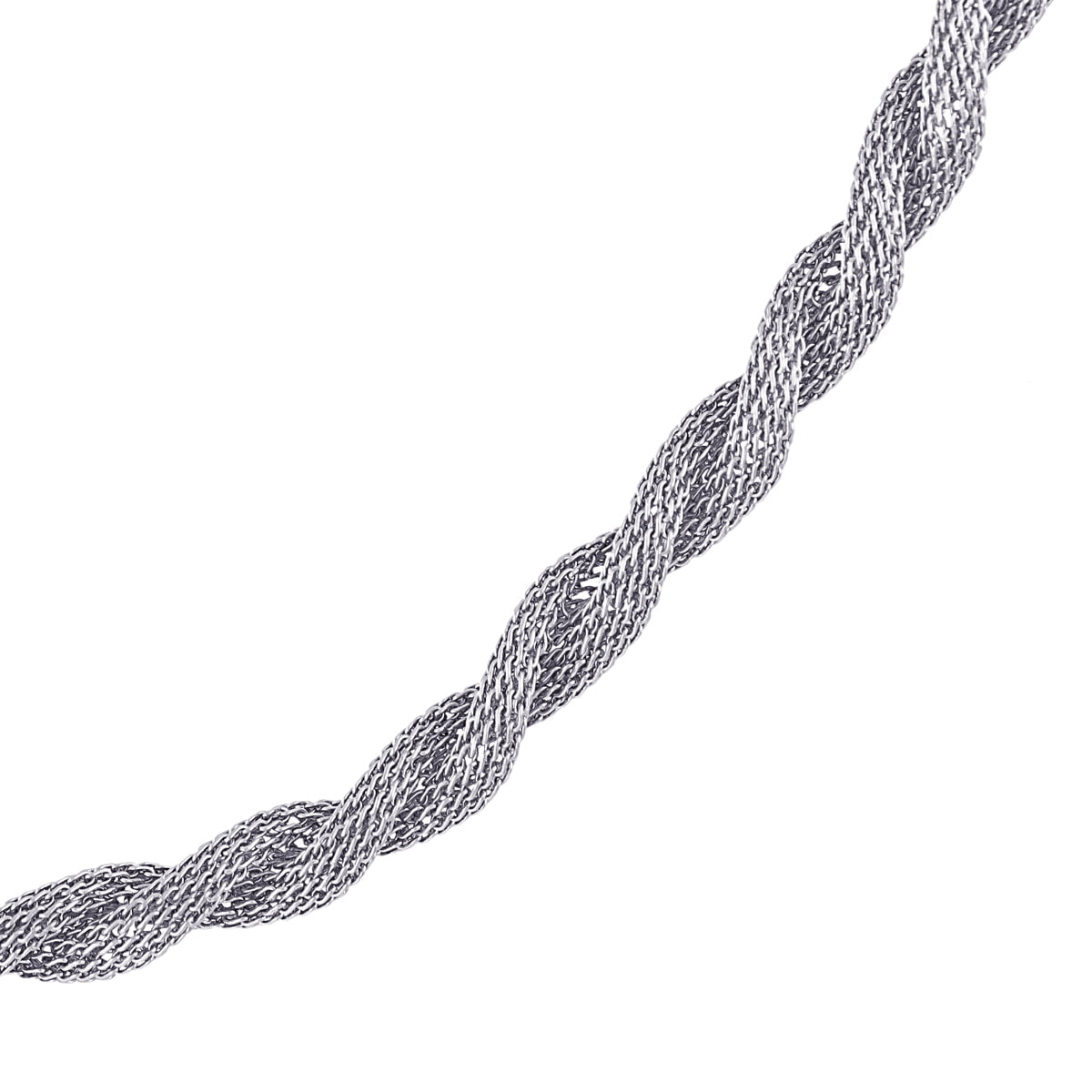Collar Essentials Twist Plateado Anartxy