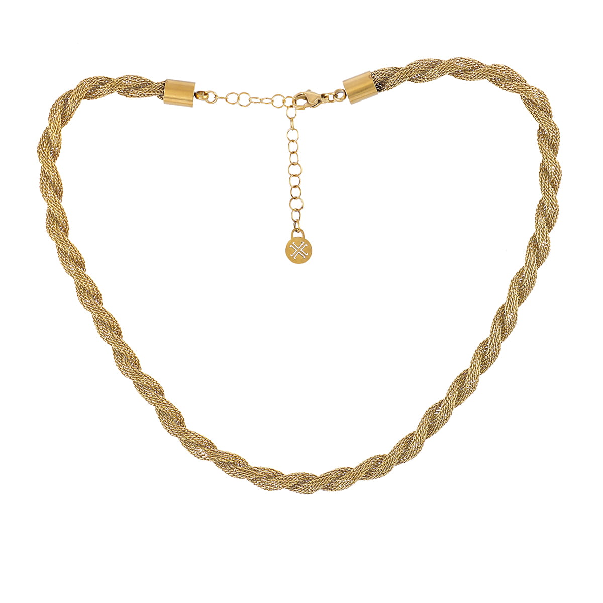 Collar Essentials Twist Dorado Anartxy