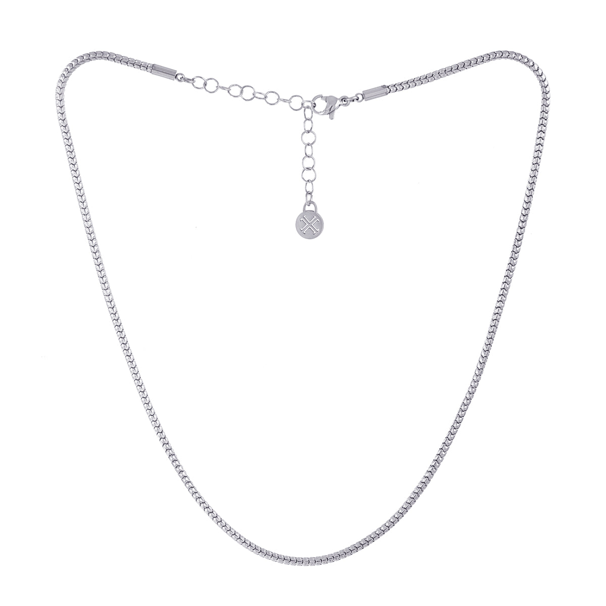 Collar Essentials Weave Plateado Anartxy