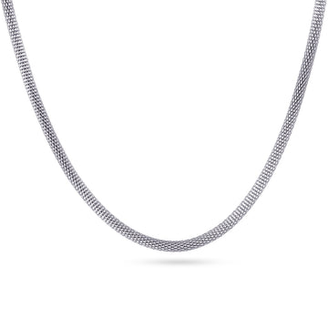 Collar Essentials Loop Plateado Anartxy