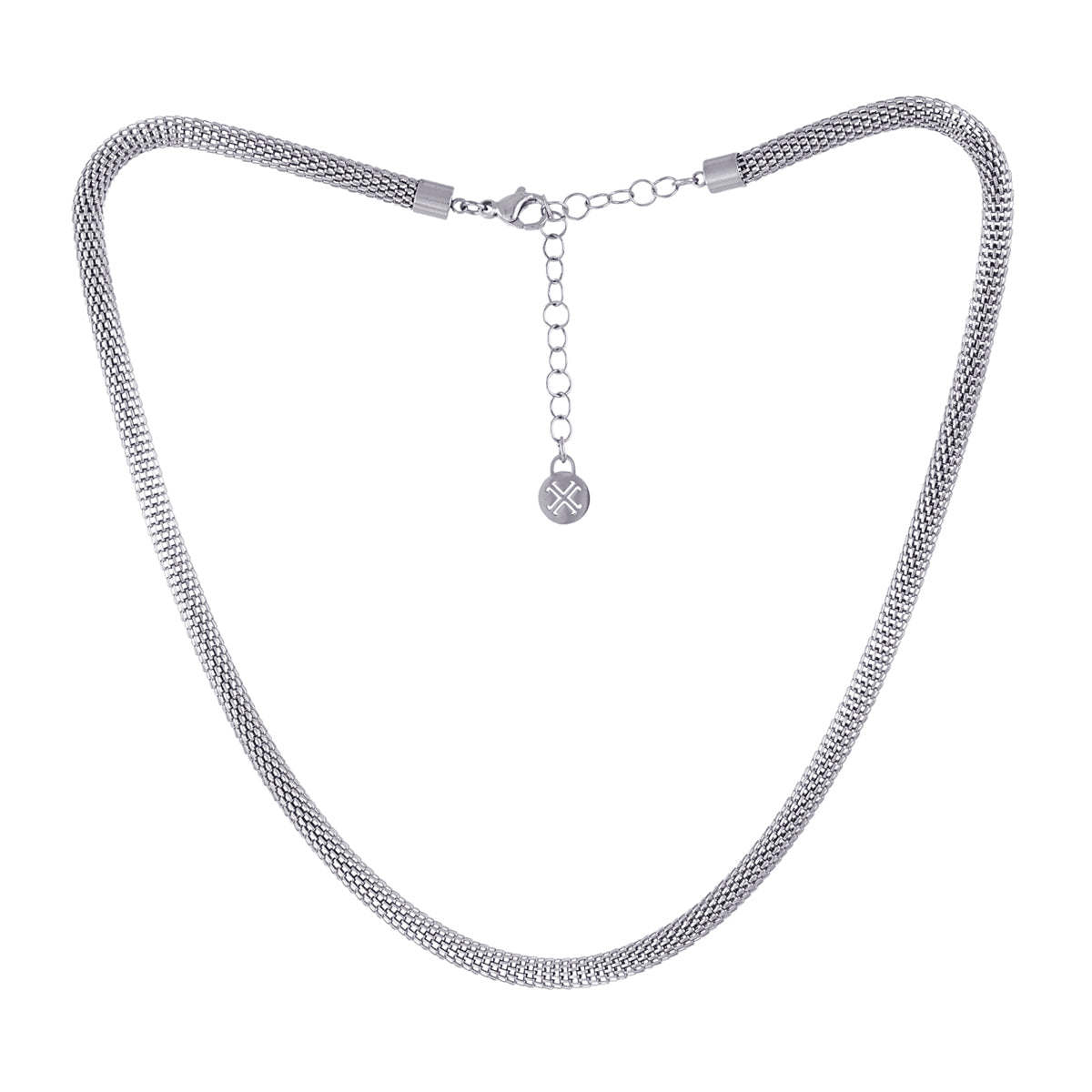 Collar Essentials Loop Plateado Anartxy