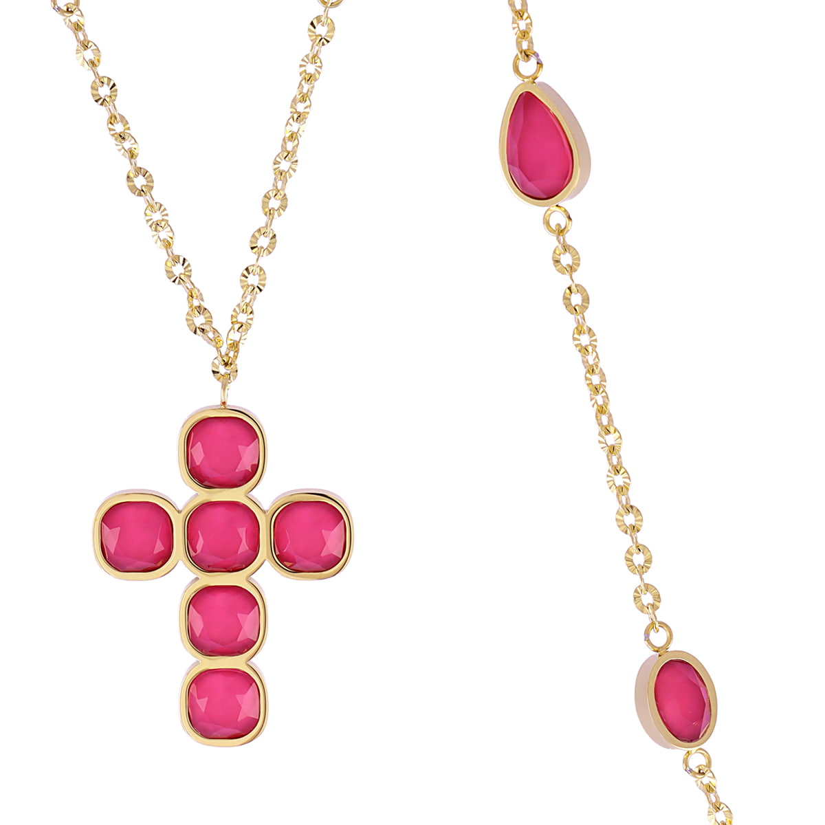 Collar Drops Indra Rosa Anartxy