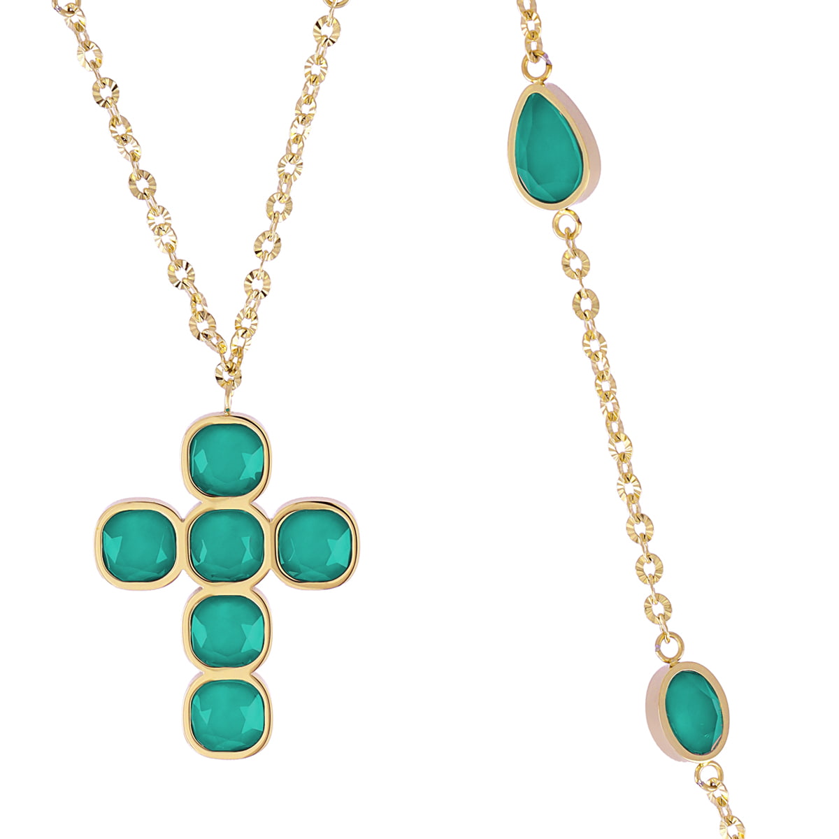 Collar Drops Indra Verde Anartxy