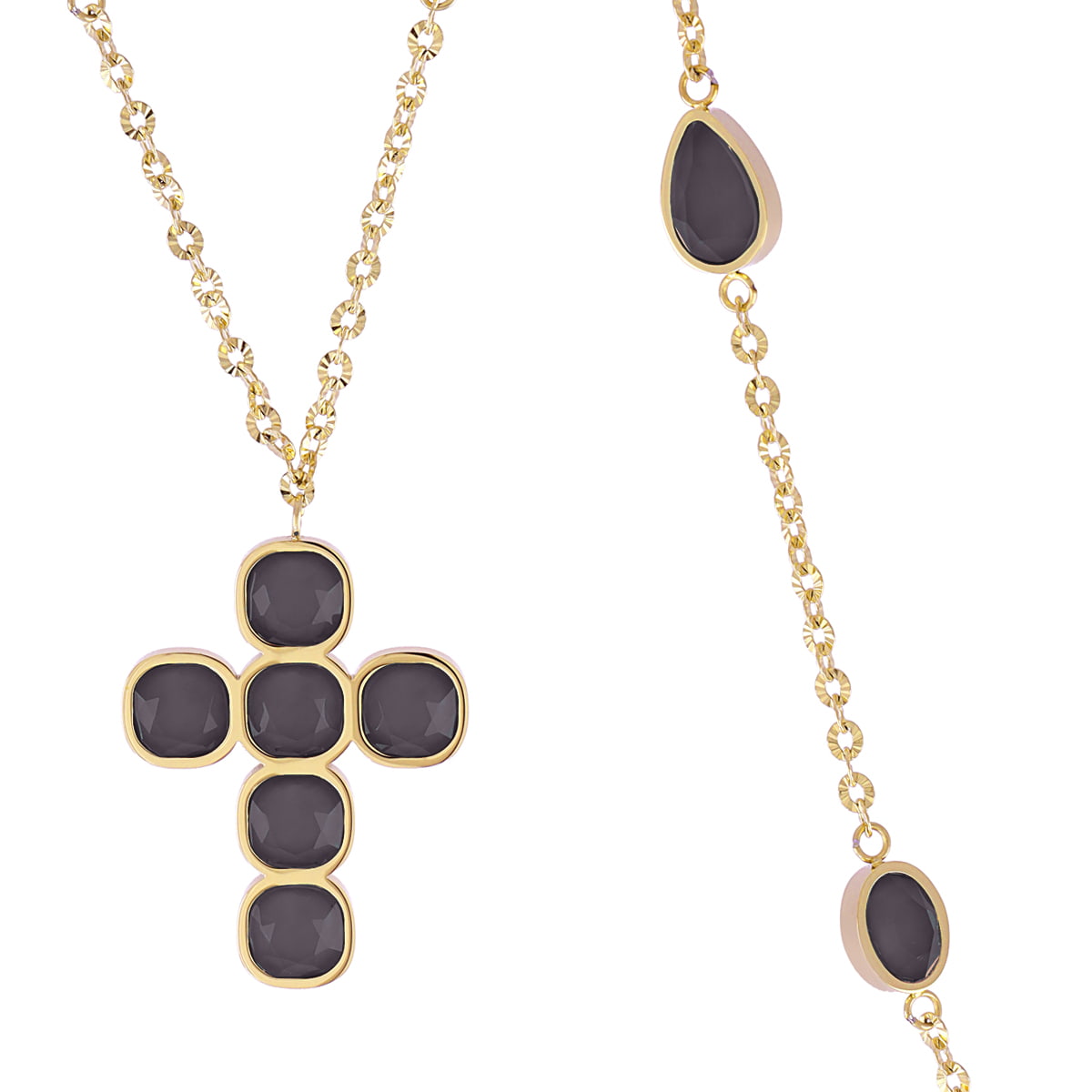 Collar Drops Indra Negro Anartxy